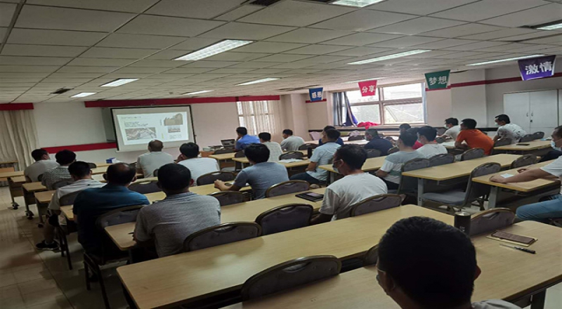 焊網(wǎng)公司安全生產(chǎn)部組織安全知識培訓(xùn)